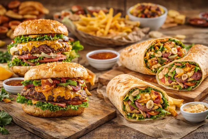 Restaurant dishes styled and shot by MadVisions